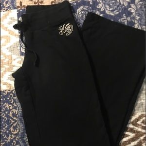 Harley Davidson black yoga pants xs